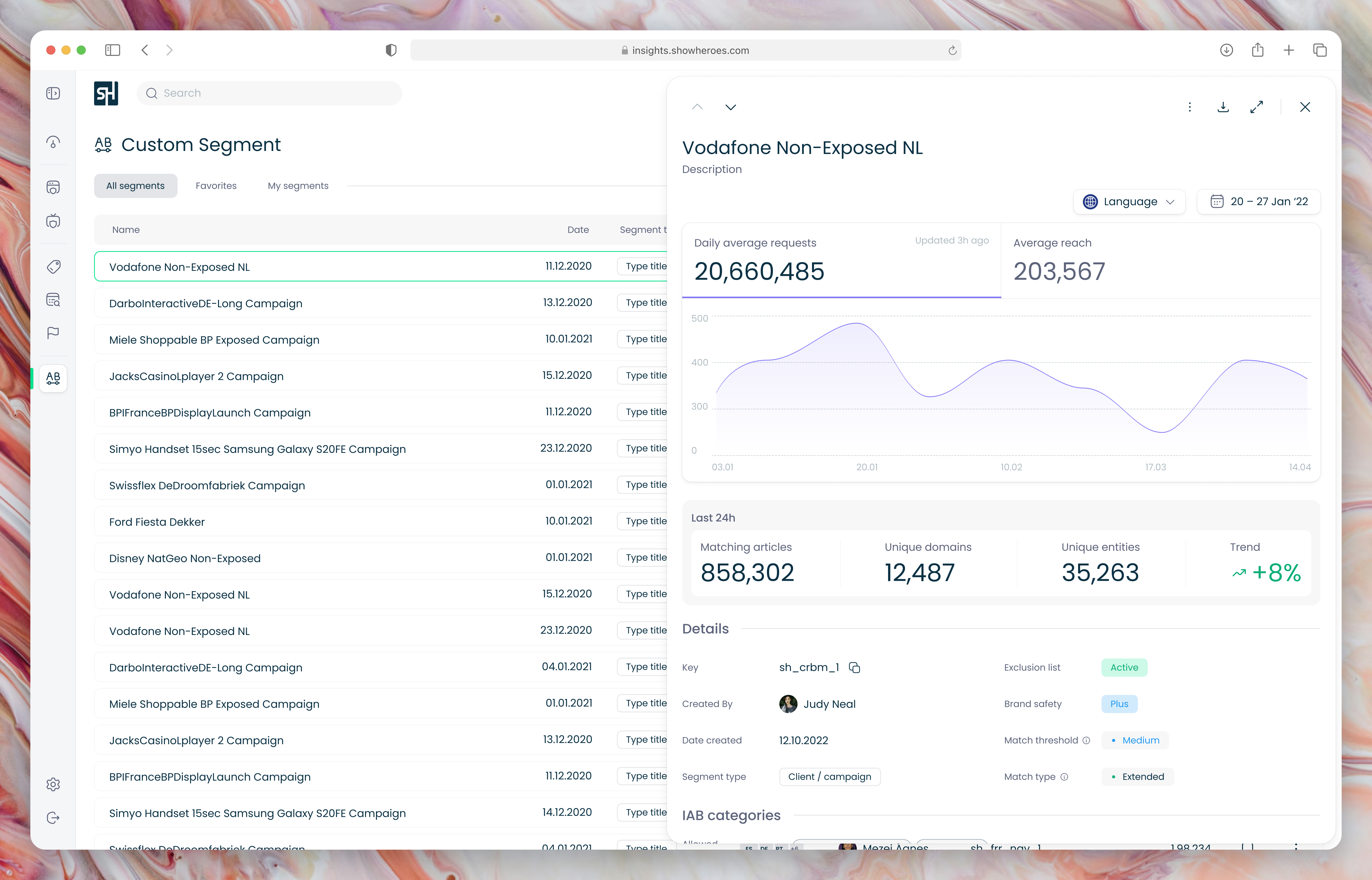 Network Insight interface preview