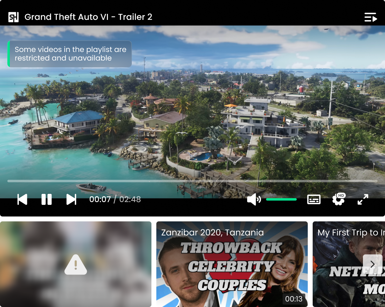 Error monitoring and experimentation metrics for the player redesign